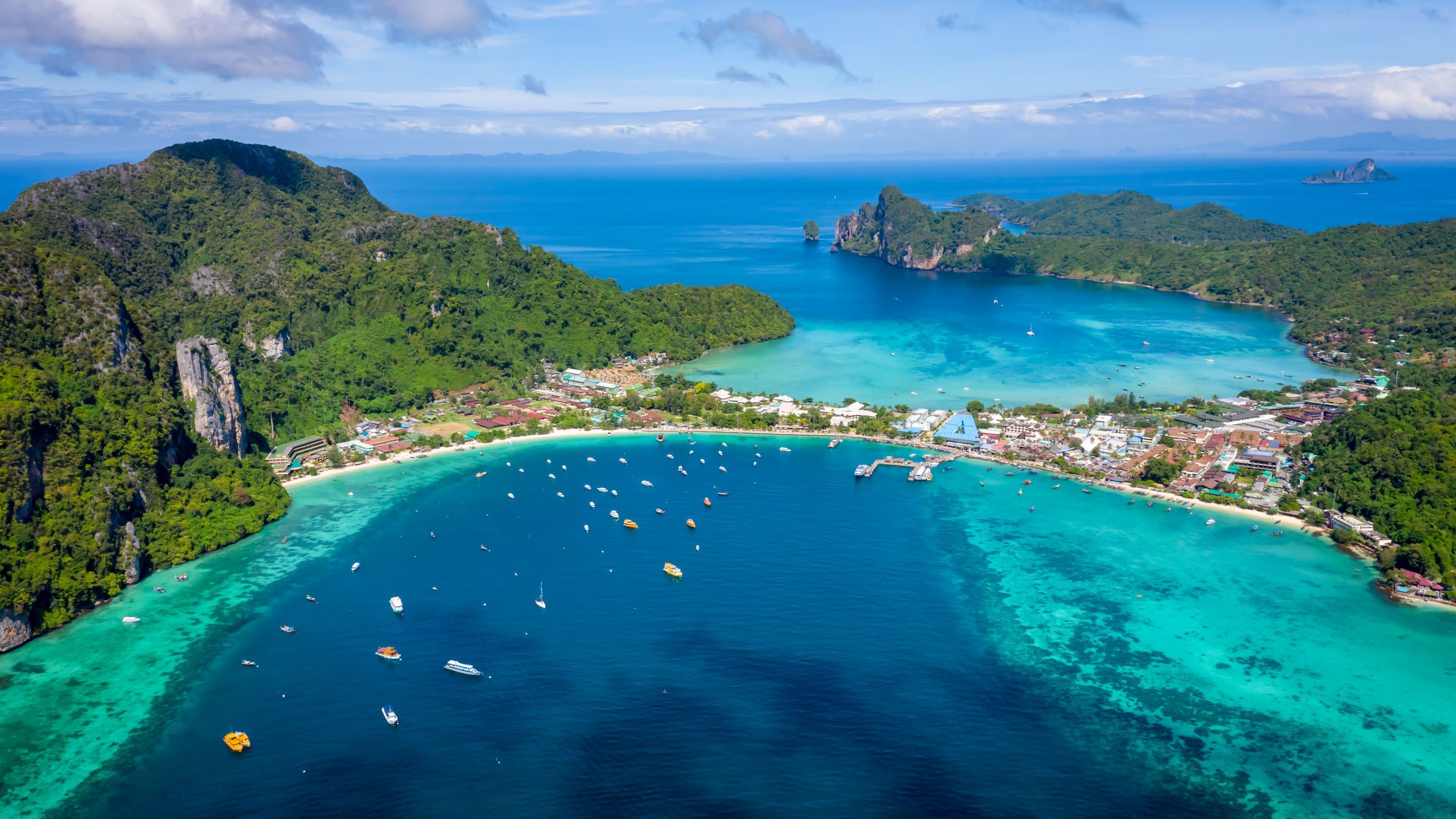Thailand Aerial View Beach