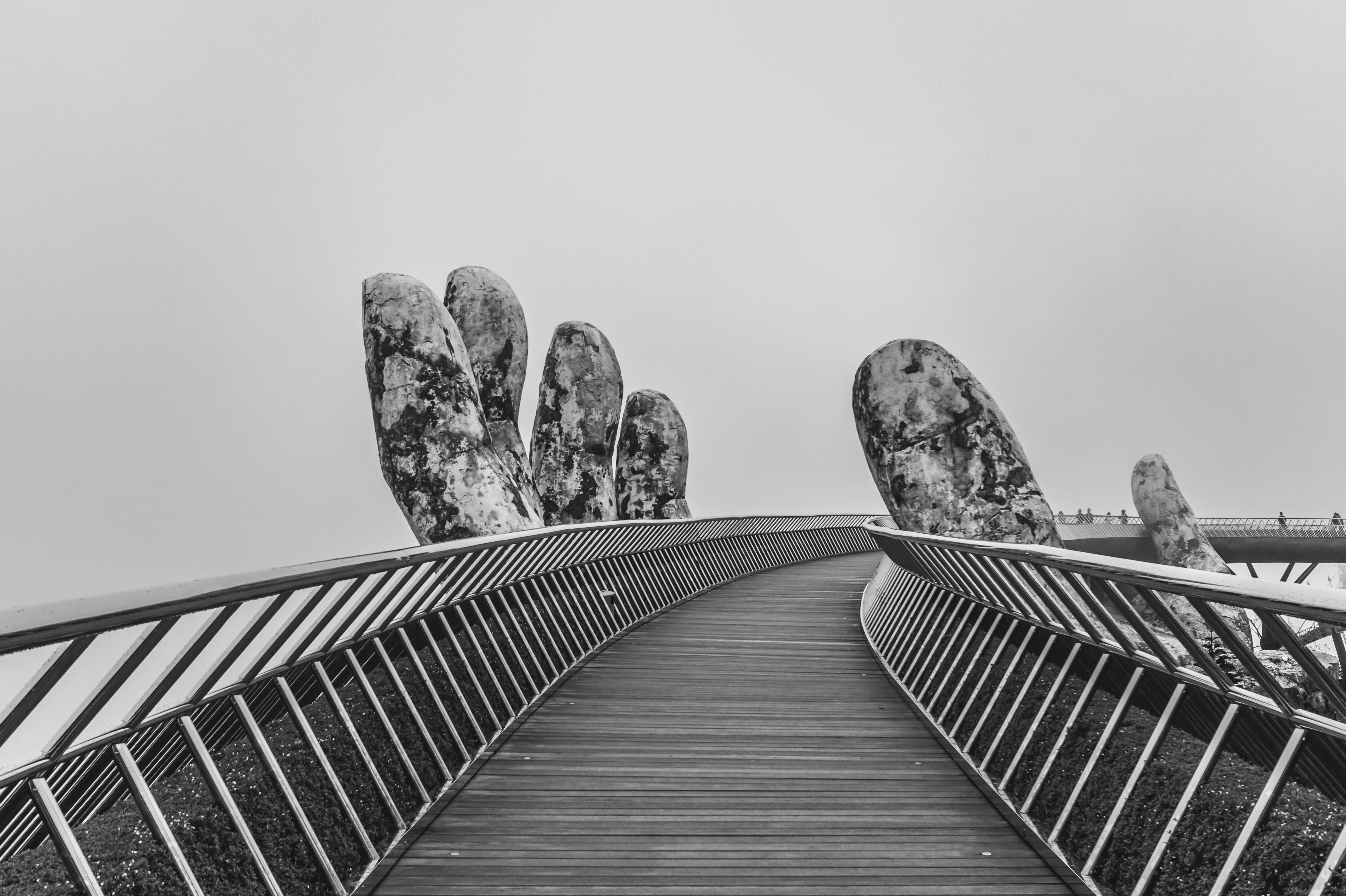Golden Bridge Ba Na Hills Da Nang Vietnam, Vietnam