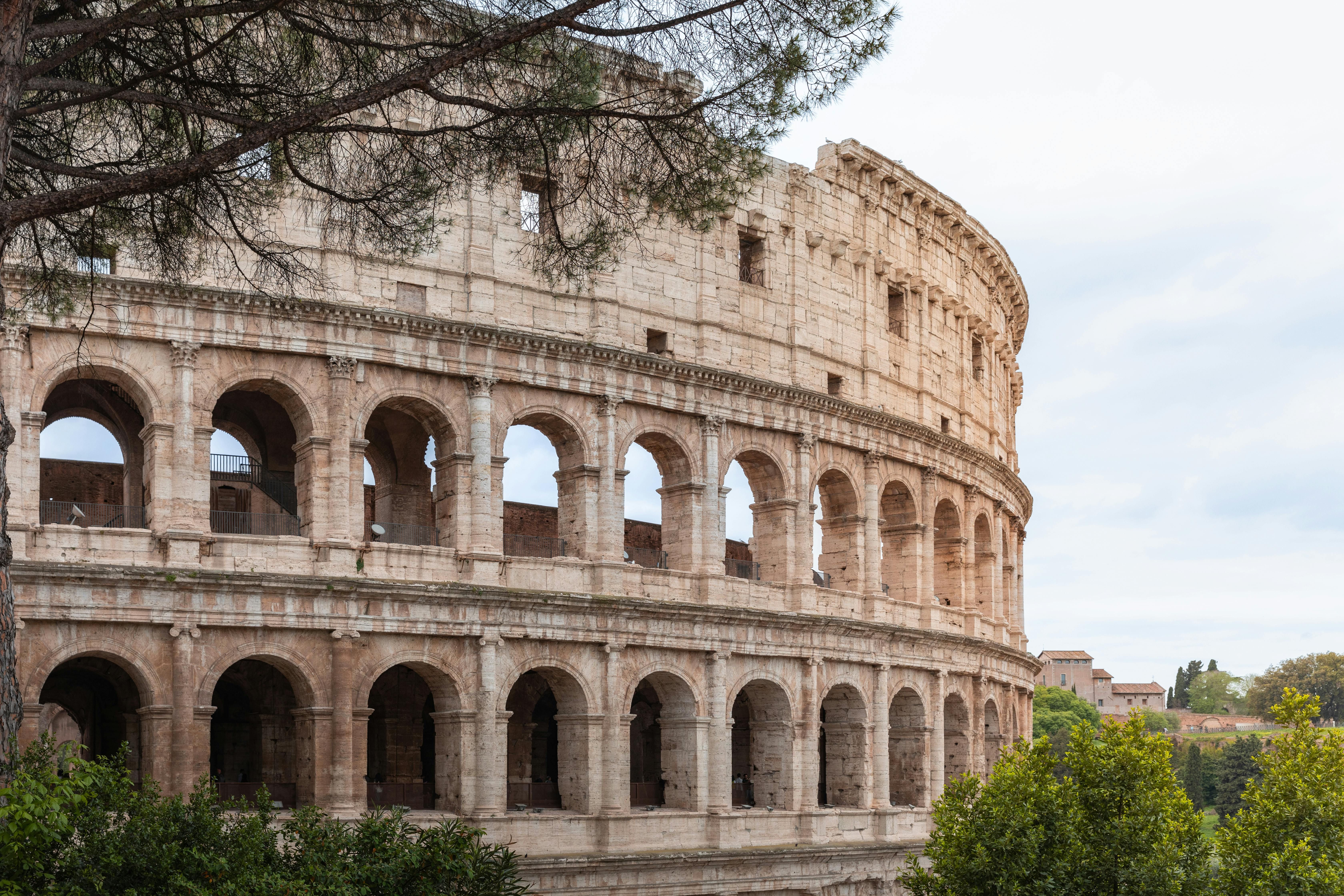 Italy — Discover the majestic Colosseum in Rome, a symbol of ancient Roman engineering and iconic architecture.