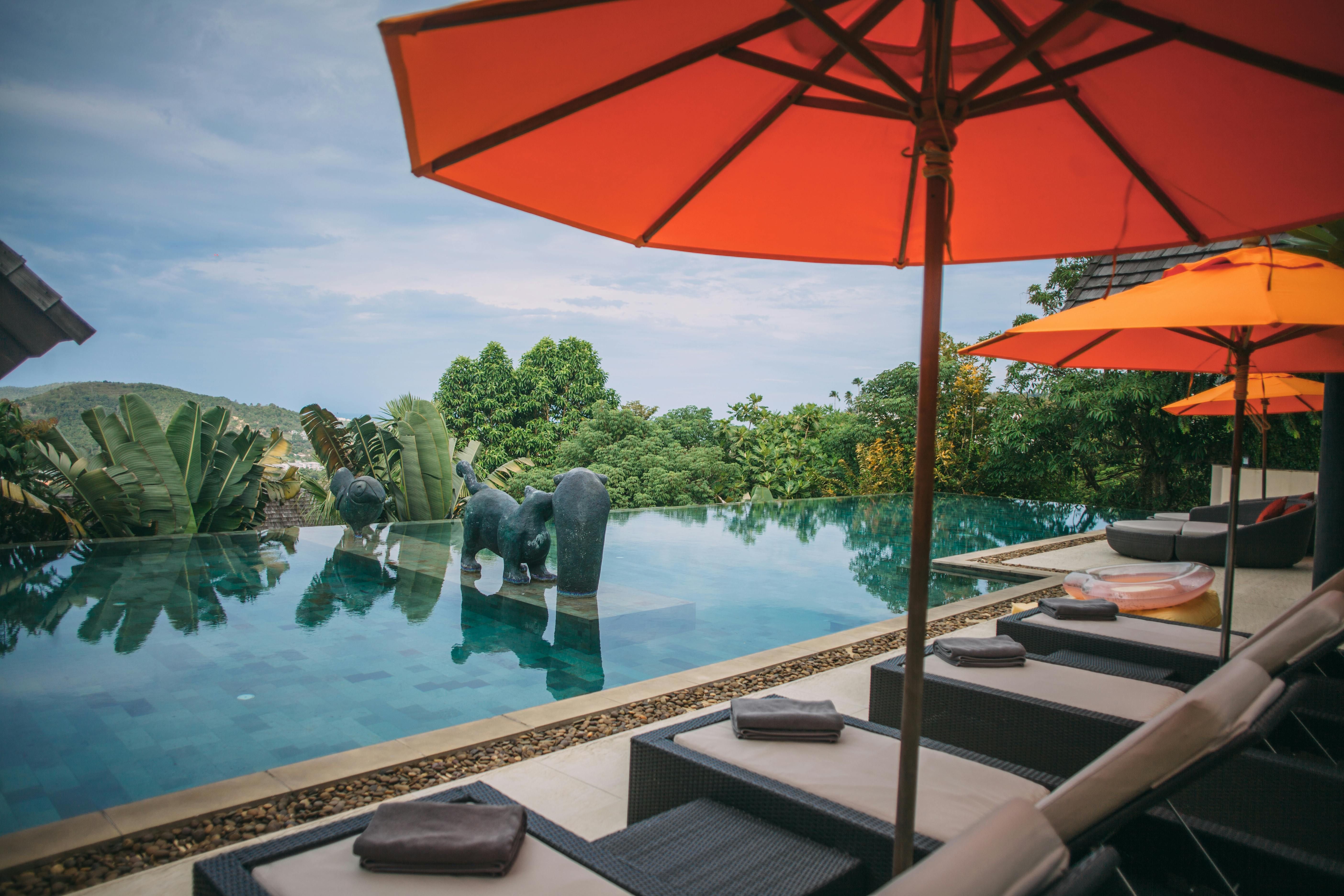 luxury private pool villa koh samui thailand - thailand - inline