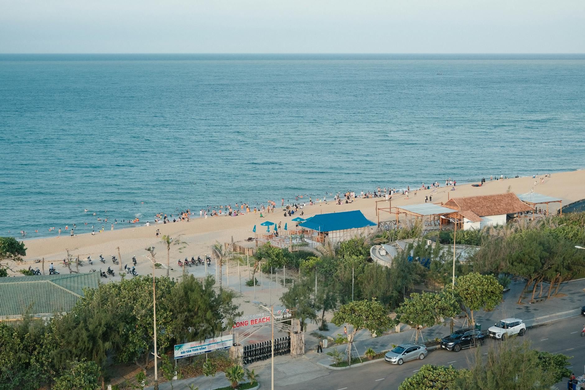 Nha Trang Beach Vietnam aerial