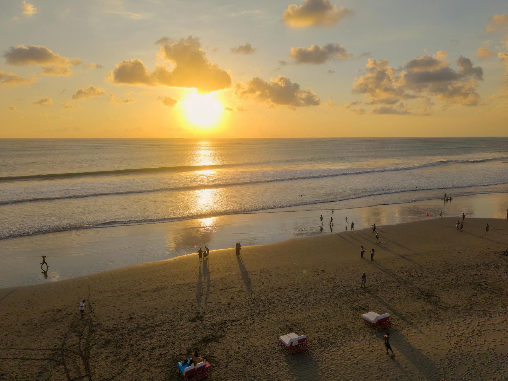 Seminyak Beach sunset Bali