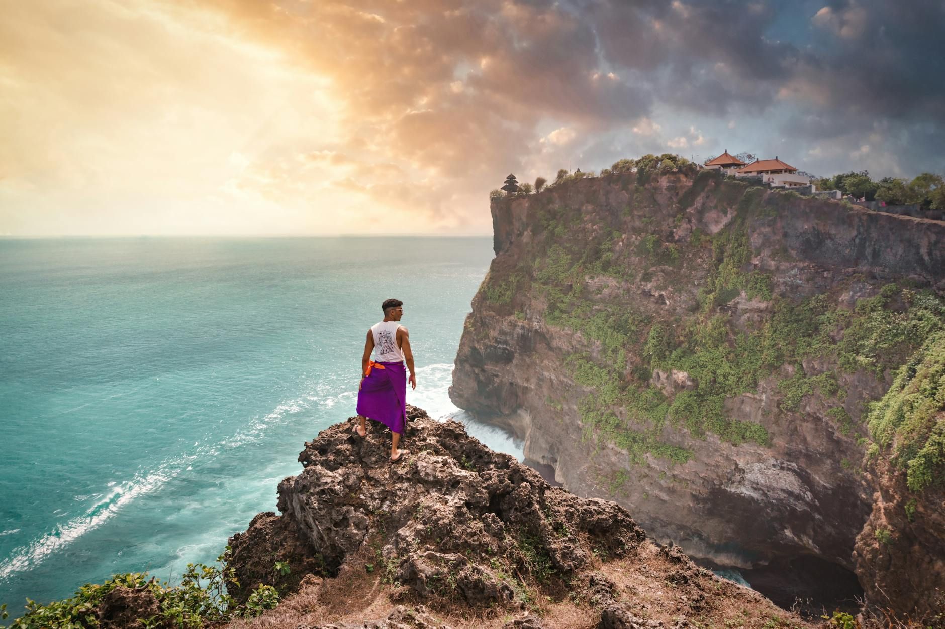 Uluwatu Temple - Bali - stock